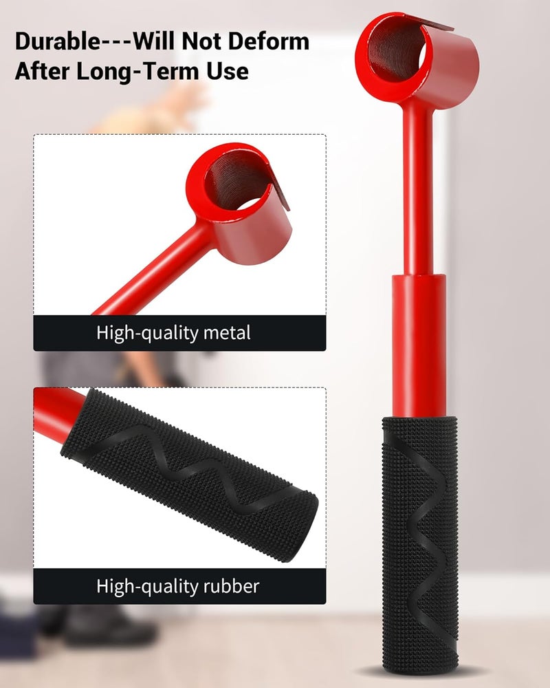 Tofcbye Hinge Gap Adjustment Wrench Set, Heavy Door Hinge Adjustment Tool （Threaded Link）, 4 PCS Hinge Gap Adjusting Wrench, Multi-Size Precision Tool Kit for Door and Cabinet Alignment（Red） - Image 4